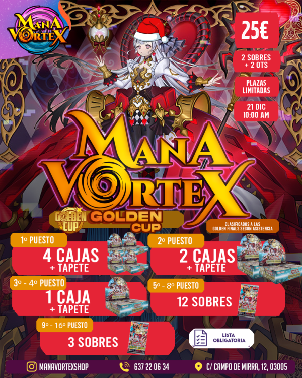 GOLDEN CUP - YU-GI-OH - MANA VORTEX