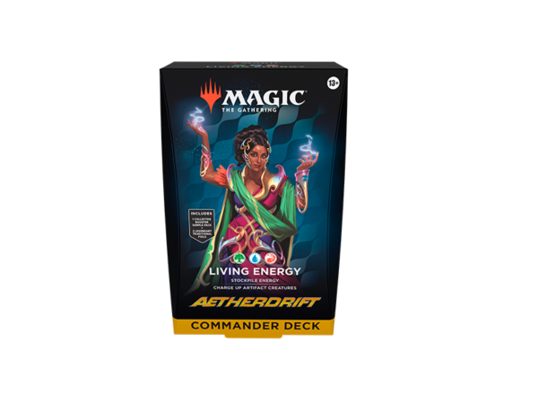 Magic: The Gathering - Aetherdrift - COMMANDER DECK - LIVING ENERGY [INGLÉS]