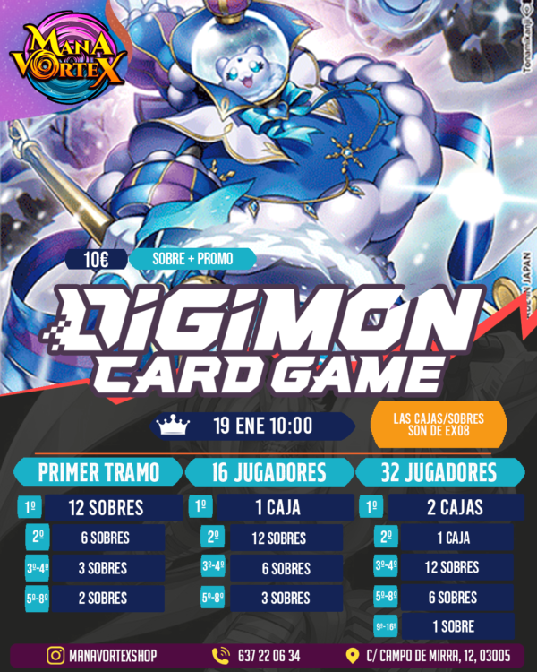 TORNEO MENSUAL - DIGIMON - MANA VORTEX