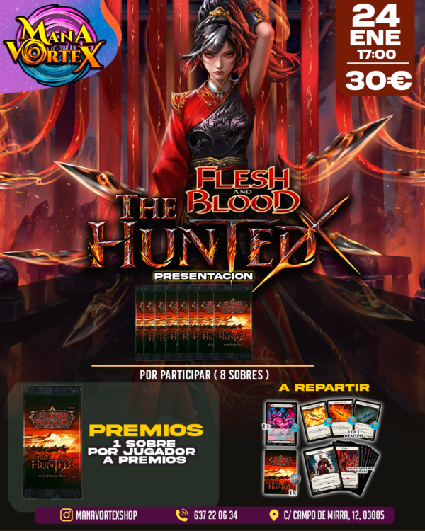 THE HUNTED - PRESENTACION - FLESH AND BLOOD