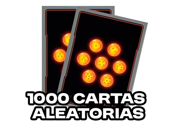 1000 cartas aleatorias de Dragon Ball Super TCG