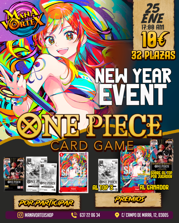 NEW YEAR EVENT - ONE PIECE TCG - MANA VORTEX