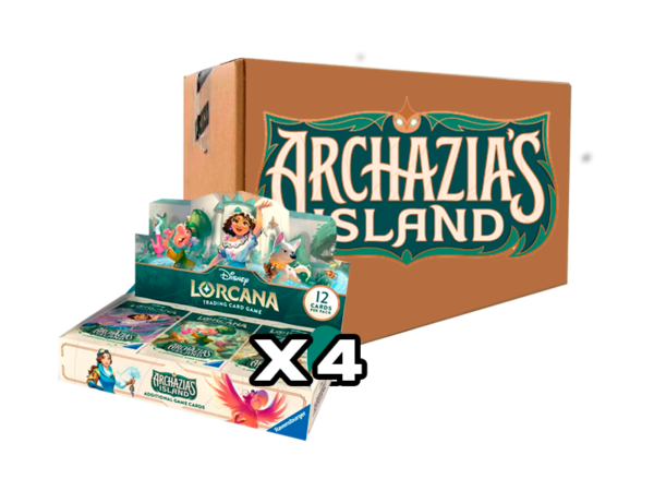 (CASE) DISNEY LORCANA - CHAPTER 7 - Archazias Island - x4 BOOSTER BOX (24 SOBRES)