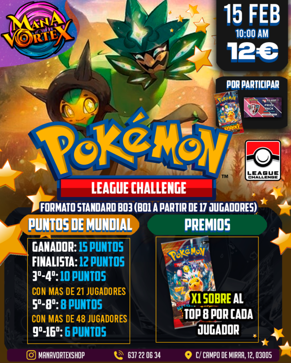 Pokemon TCG - League Challenge - Febrero