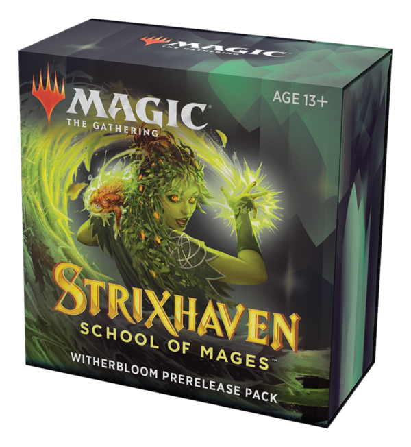 MTG - STRIXHAVEN: SCHOOL OF MAGES - PRERELEASE KIT - FLOSMARCITUS/WITHERBLOOM [ESPAÑOL]