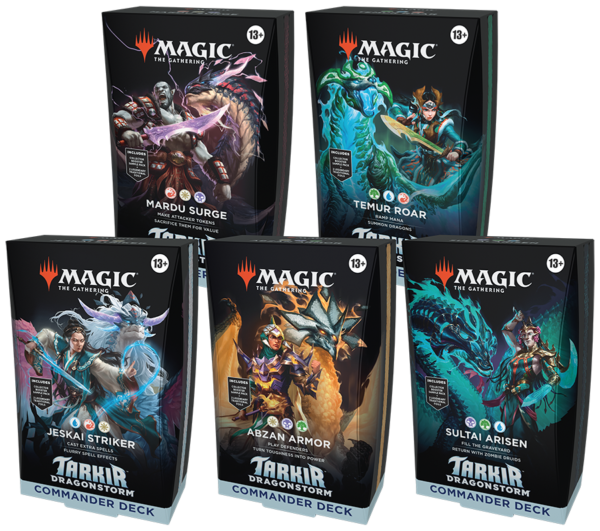 Magic: The Gathering - Tarkir DragonStorm - Commander Decks SET (ESPAÑOL)