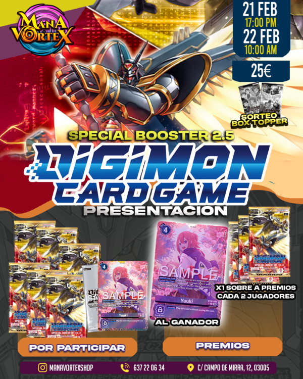 PRESENTACION 2.5 - DIGIMON CARD GAME - 21 FEBRERO