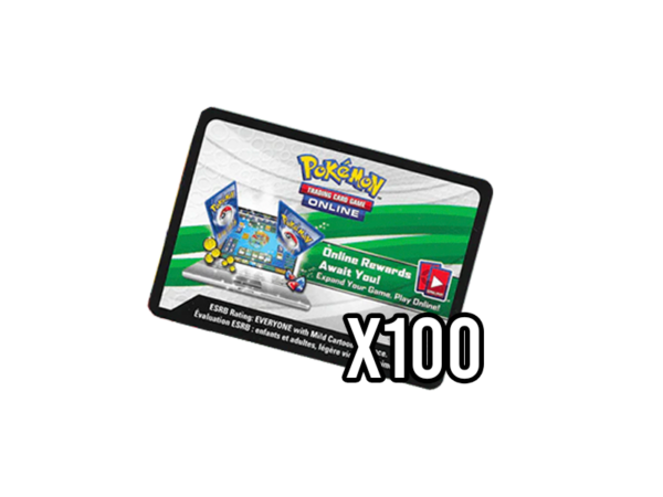 x100 Live Pokemon Code Card