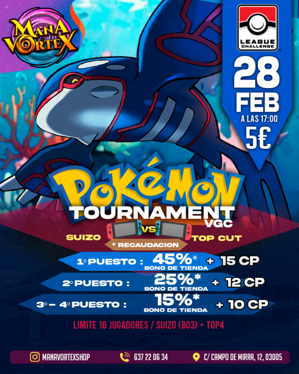 POKEMON VGC - LEAGUE CHALLENGE - MANA VORTEX