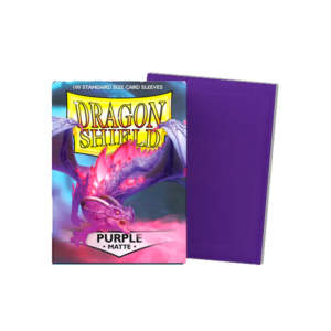 Dragon Shield Standard Sleeves - Matte Purple (100 Sleeves)