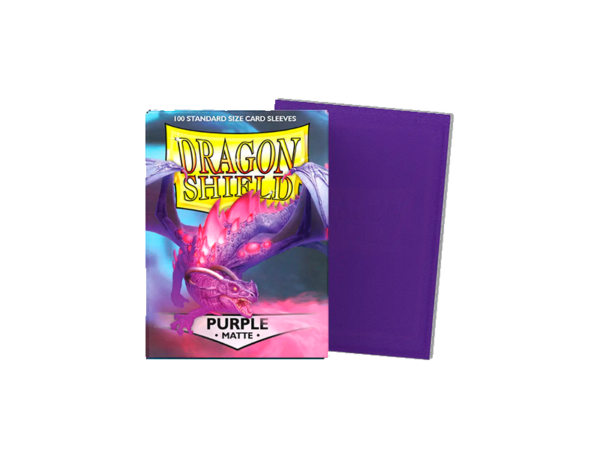 Dragon Shield Standard Sleeves - Matte Purple (100 Sleeves)