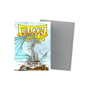 Dragon Shield Standard Sleeves - Matte Silver (100 Sleeves)
