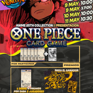 TORNEO SELLADO - EB-02: Anime 25th Collection - 11 MAYO (10:30)