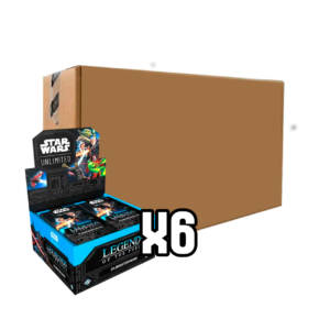 (CASE) Star Wars Unlimited: Legends of the Force - x6 Booster Box de 24 sobres (Inglés)