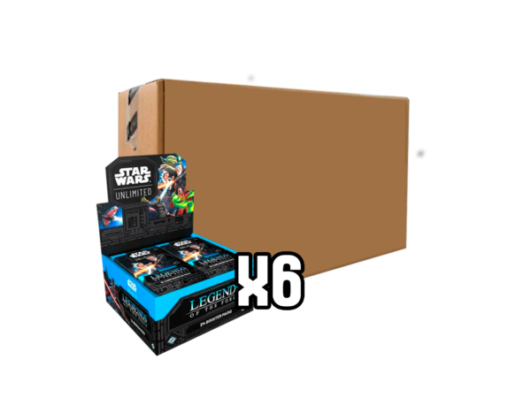 (CASE) Star Wars Unlimited: Legends of the Force - x6 Booster Box de 24 sobres (Inglés)