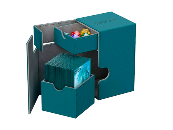 DECK BOX - FLIP & Tray - Ultimate Guard - Azul Gasolina