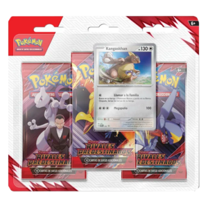 POKEMON TCG - SV10: DESTINED RIVALS - Blister 3-Sobres: Kangaskhan
