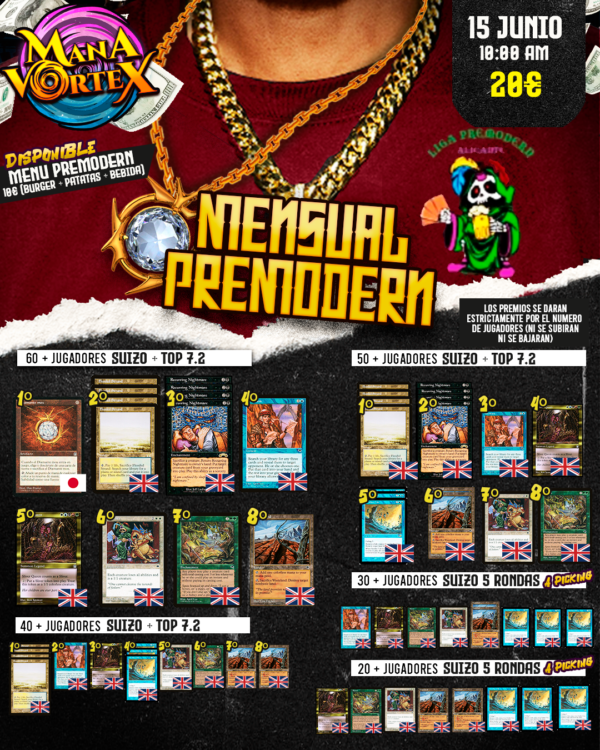 TORNEO MENSUAL - MTG PREMODERN - MANA VORTEX