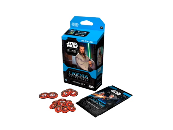 Star Wars Unlimited: Legends of the Force - Starter Deck - Qui-Gon Jinn  (Inglés)