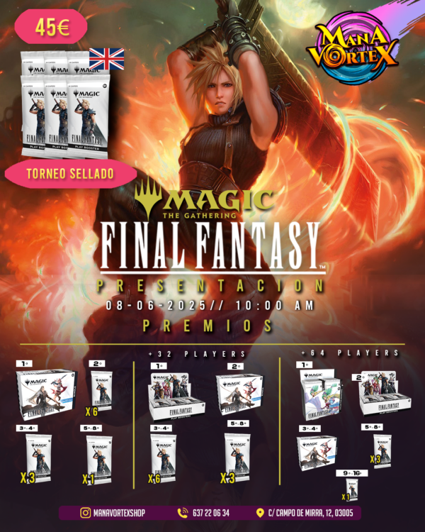 PRESENTACION - MTG FINAL FANTASY - 8 JUNIO