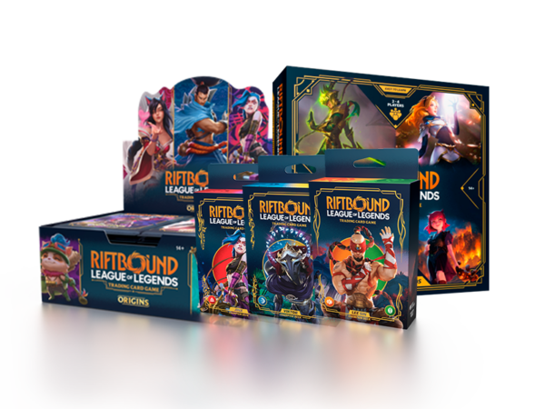 SUPER PACK RIFTBOUND: LEAGUE OF LEGENDS TCG - PLAY BOOSTER BOX + 3 CHAMPION DECKS + PROVING GROUNDS (INGLES)
