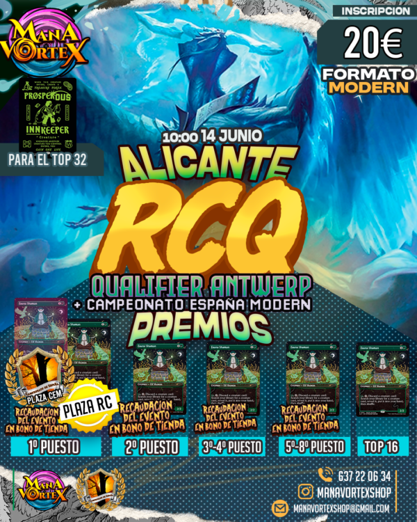 RCQ ANTWERP + CAMPEONATO DE ESPAÑA - MANA VORTEX