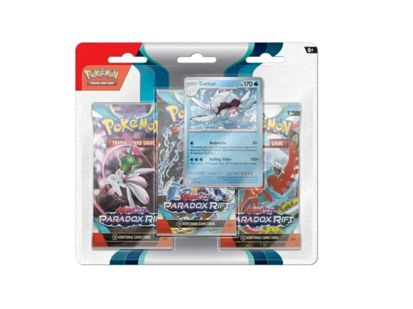 POKEMON TCG - DESTINED RIVALS - Blister 3-Sobres: Cetitan (INGLÉS)