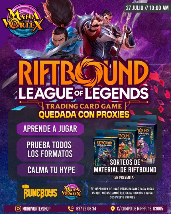 SUPER QUEDADA RIFTBOUND - MANA VORTEX