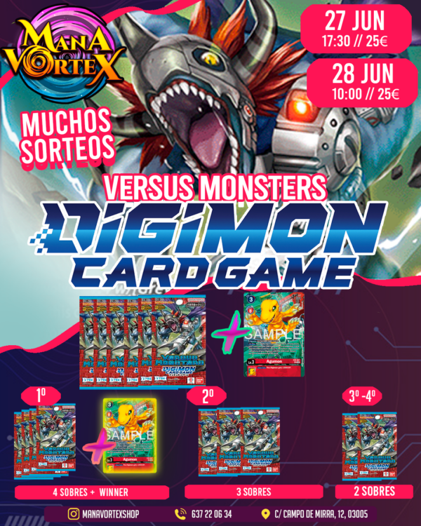 PRESENTACION Ex09 - VERSUS MONSTER - DIGIMON TCG - MANA VORTEX