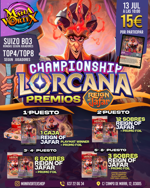 LORCANA - STORE CHAMPIONSHIP - REIGN OF JAFAR