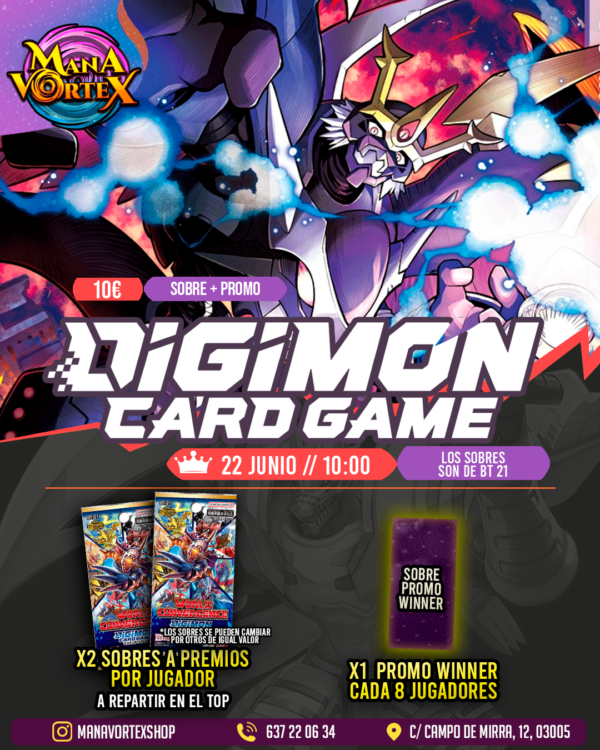 MENSUAL DIGIMON TCG - MANA VORTEX