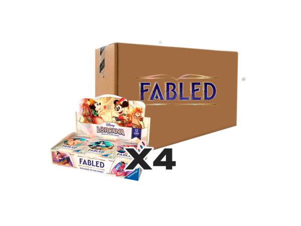 (CASE) DISNEY LORCANA - CHAPTER 9 - Fabled - x4 BOOSTER BOX (24 SOBRES)