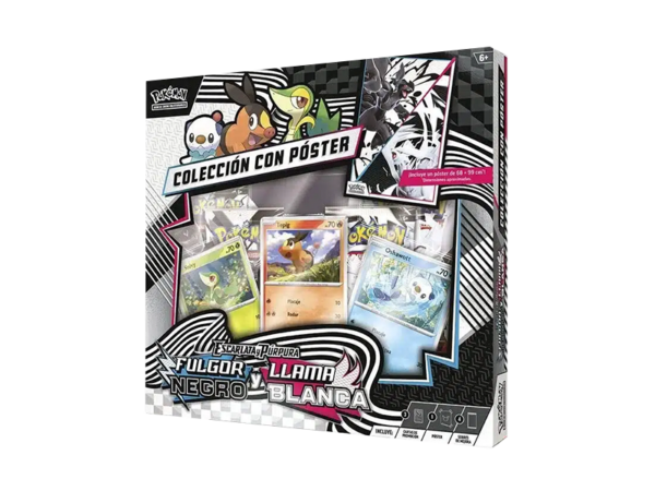 Pokemon – Colección con Póster Fulgor Negro y Llama Blanca – Español