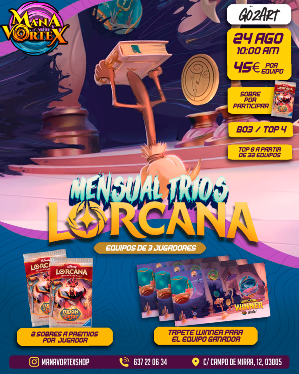 LORCANA - MENSUAL DE TRIOS - MANA VORTEX
