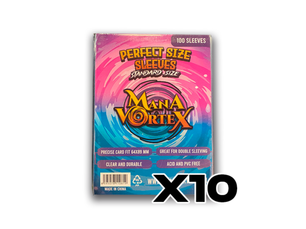 (PACK x10) Mana Vortex - Toploading Perfect Fit Sleeves
