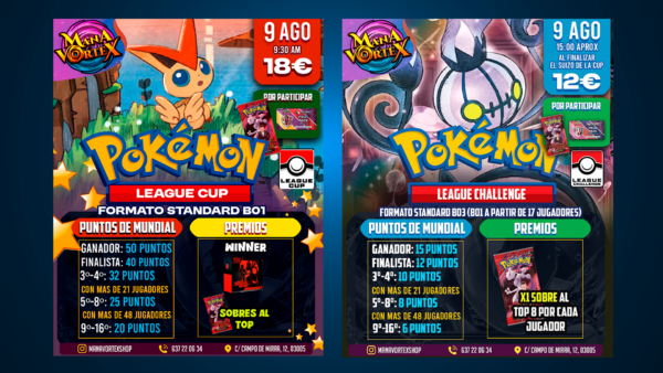 POKEMON TCG - LEAGUE CHALLENGE + CUP - MANA VORTEX