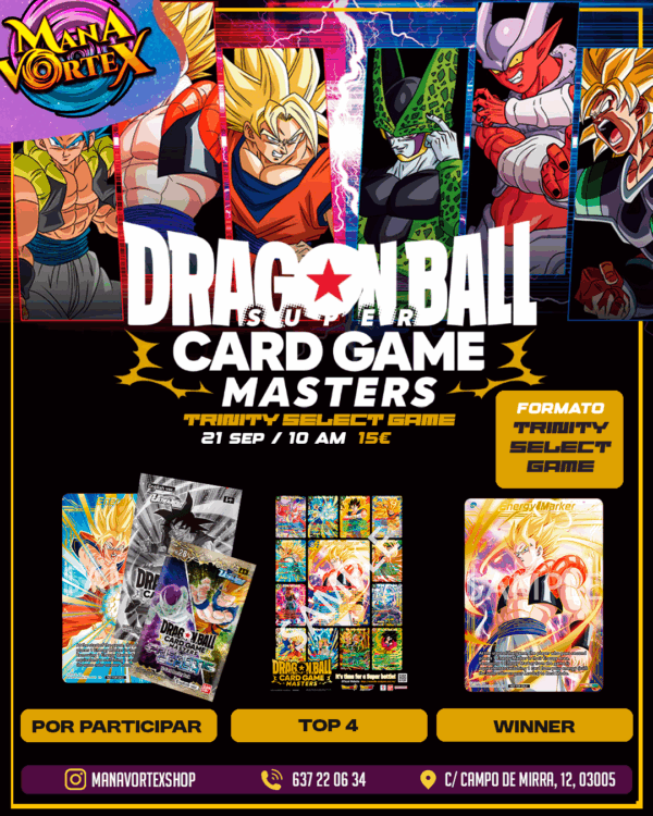 TRINITY SELECT GAME - DRAGON BALL SUPER MASTERS - MANA VORTEX
