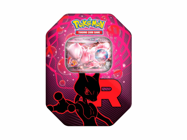 Lata Team Rocket - Mewtwo - Pokemon TCG