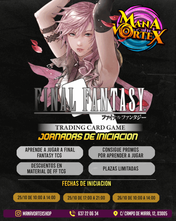 FINAL FANTASY TCG - JORNADA DE INICIACION (25 OCT / 17:00)