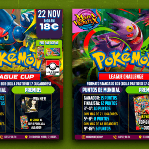 (PACK) LEAGUE CUP + CHALLENGE - POKEMON TCG - MANA VORTEX