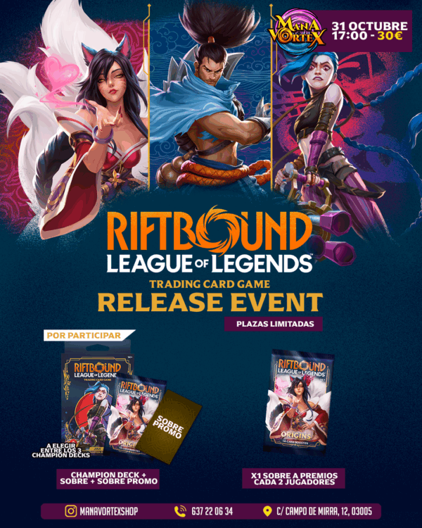 RIFTBOUND RELEASE EVENT - MANA VORTEX
