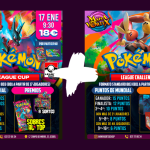 (PACK) POKEMON TCG - LEAGUE CHALLENGE + CUP - ENERO