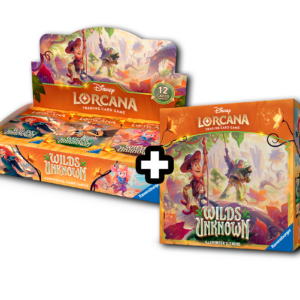 PACK DISNEY LORCANA - CHAPTER 12 - Wilds Unkown - BOOSTER BOX + ILLUMINER'S TROVE