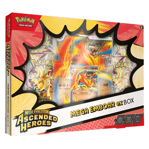 ME2.5 Ascended Heroes: Mega Emboar EX Box - Pokemon TCG [ESPAÑOL]