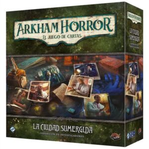 Arkham Horror - La Ciudad Sumergida (Expansion de investigación) Juego de Cartas
