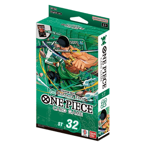 ST32 GREEN Roronoa Zoro - Baraja de inicio - One Piece Card Game