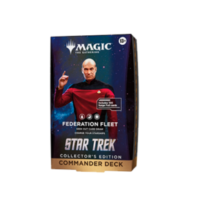 Magic The Gathering: Star Trek - Commander Deck COLLECTOR - Federation Fleet - INGLES (RESERVA)